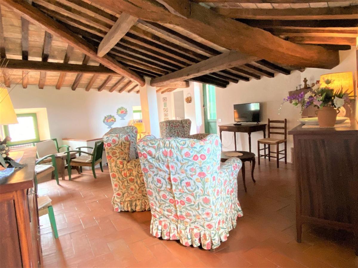La Ginestra - Terrazza Apartment Orciatico Luaran gambar