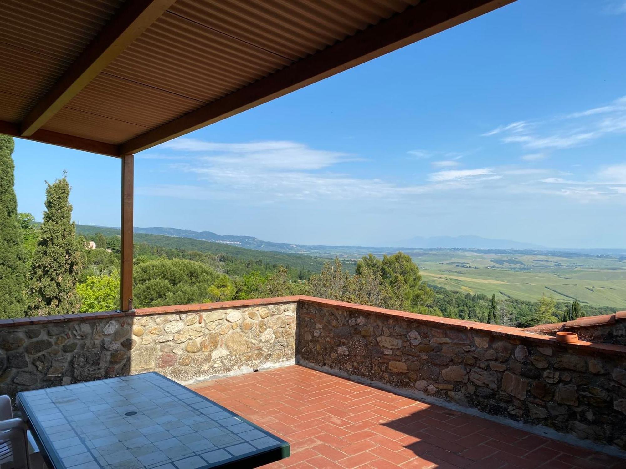 La Ginestra - Terrazza Apartment Orciatico Luaran gambar